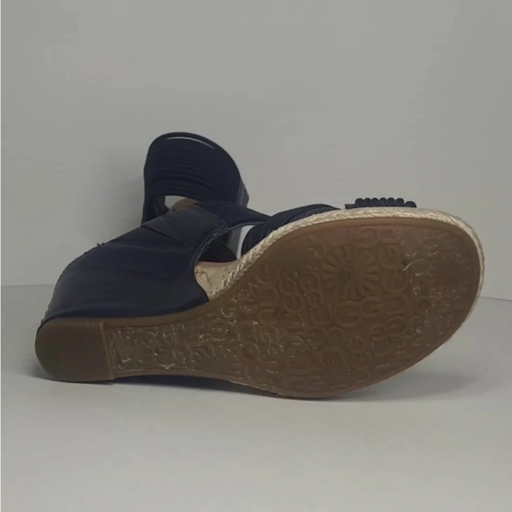 UGG Navy Blue, Wedge Sandals Women’s 6 - Picture 8 of 8